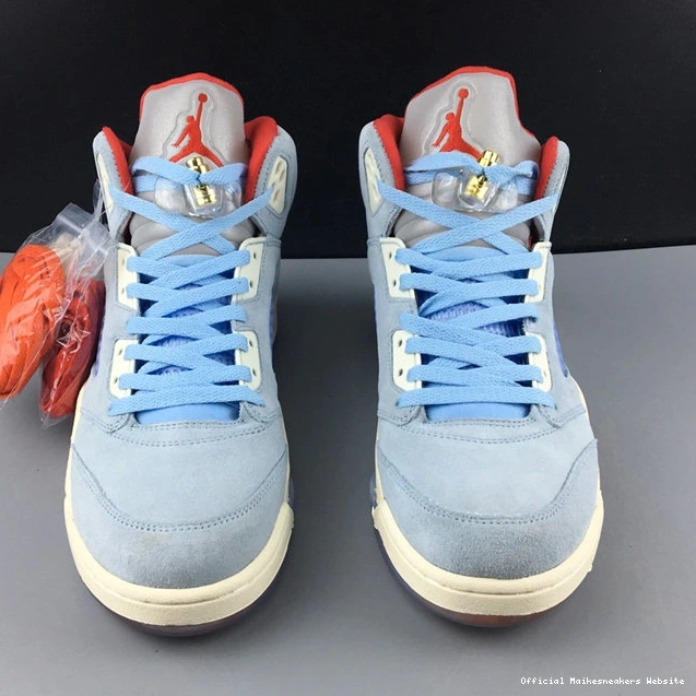 Official Maikesneakers CI1899- 4018 Room Trophy Ice Affordable Blue Jordan5 1013
